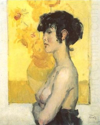 Isaac Israels Woman before china oil painting image